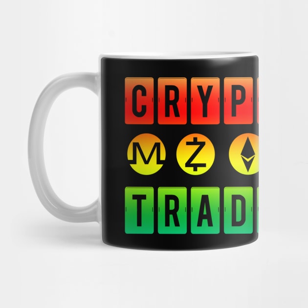 Crypto Trader Bitcoin HODL Blockchain Colorful by theperfectpresents